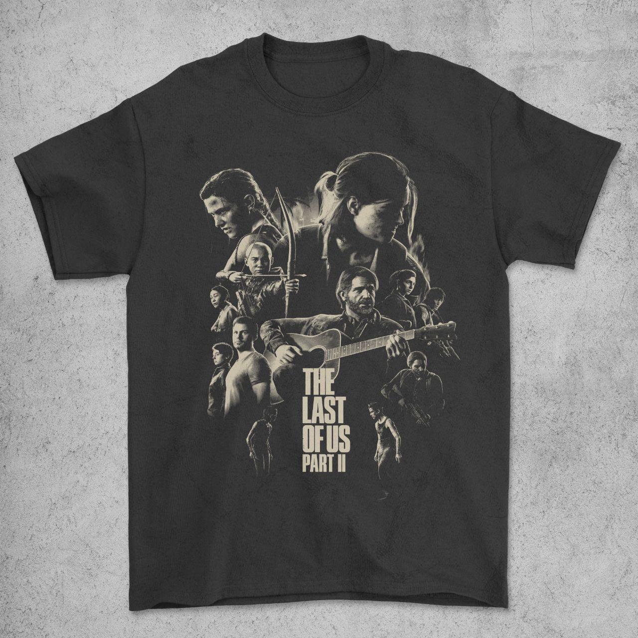 Style The Last Of Us Iconic Trending Moive Crewneck Short Sleeve T Shirt